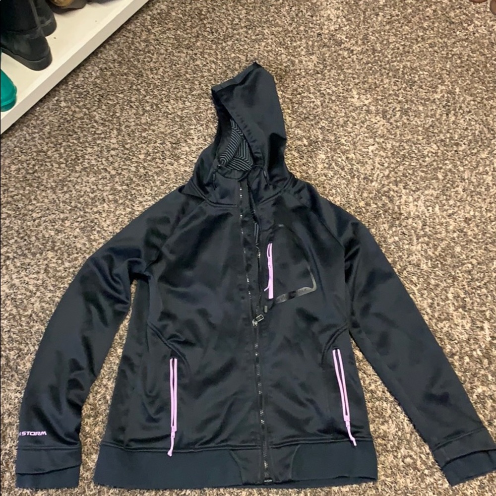 Black under armor jacket